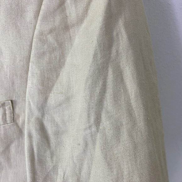 J. Crew Men's Blazer 3 Button Jacket 100% Irish Linen  Size 38R - Picture 6 of 12